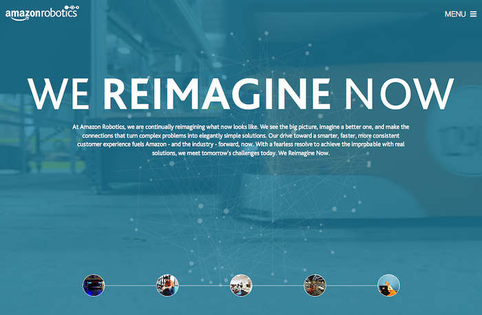 Amazon Robotics -- We Reimagine Now