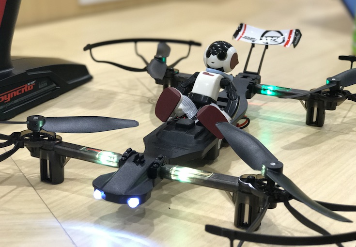 drone racer with robi